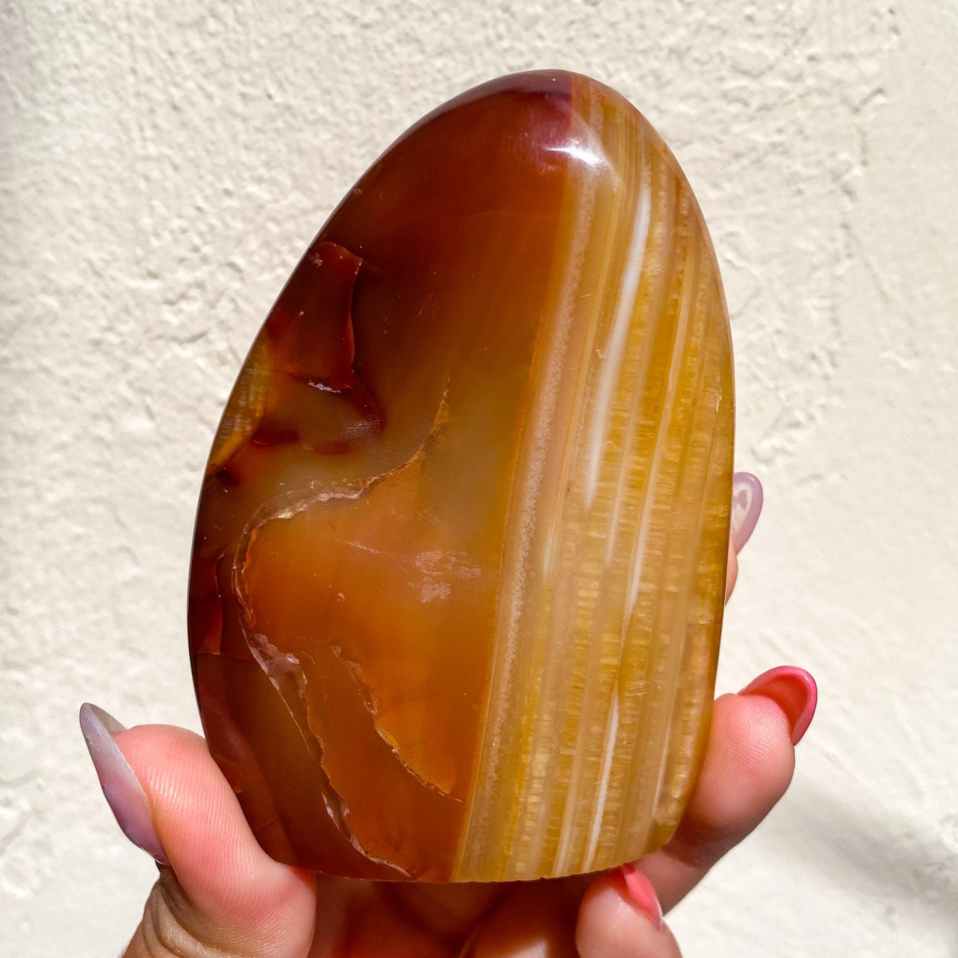 Banded Carnelian Standing Freeform