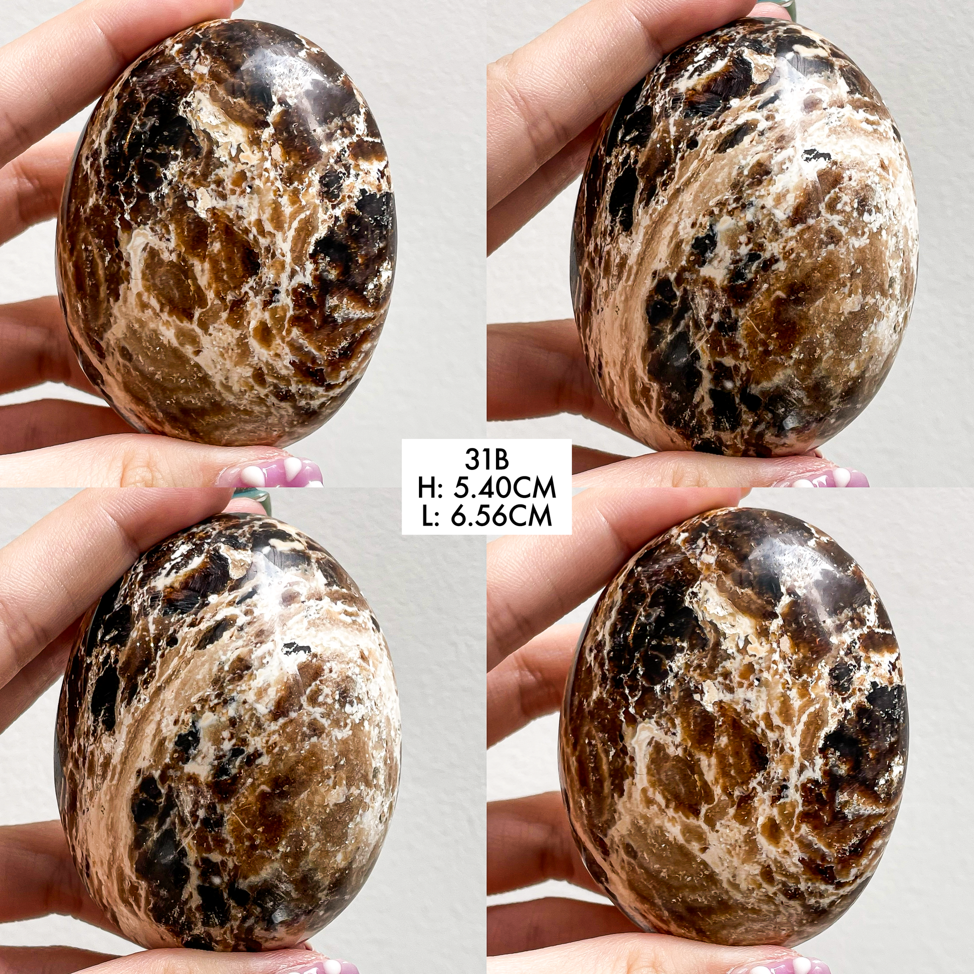 Black Opal Palmstones