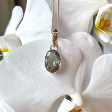 Load image into Gallery viewer, RARE Faceted Prasiolite Gemstone Pendant
