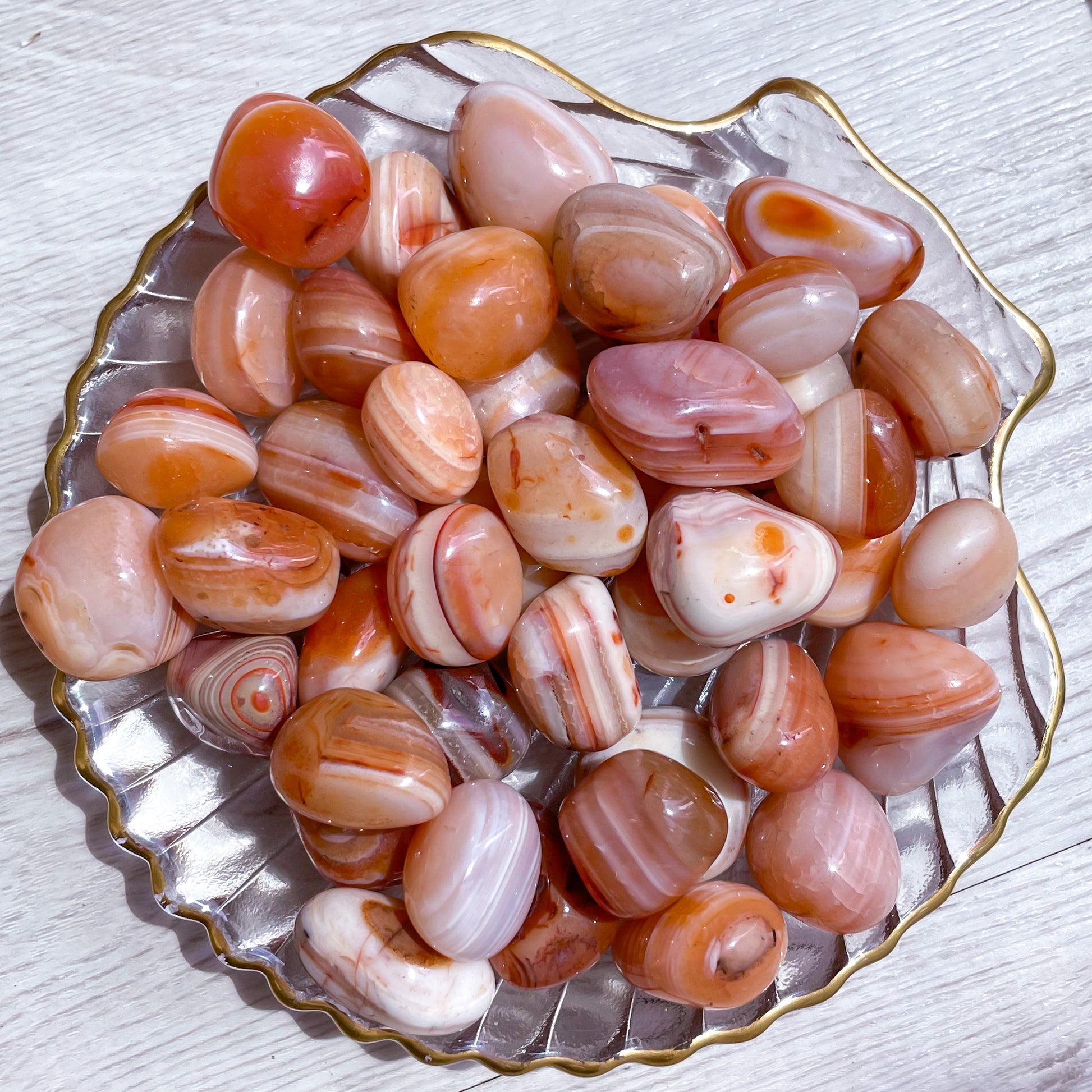 Carnelian Banded Tumbles