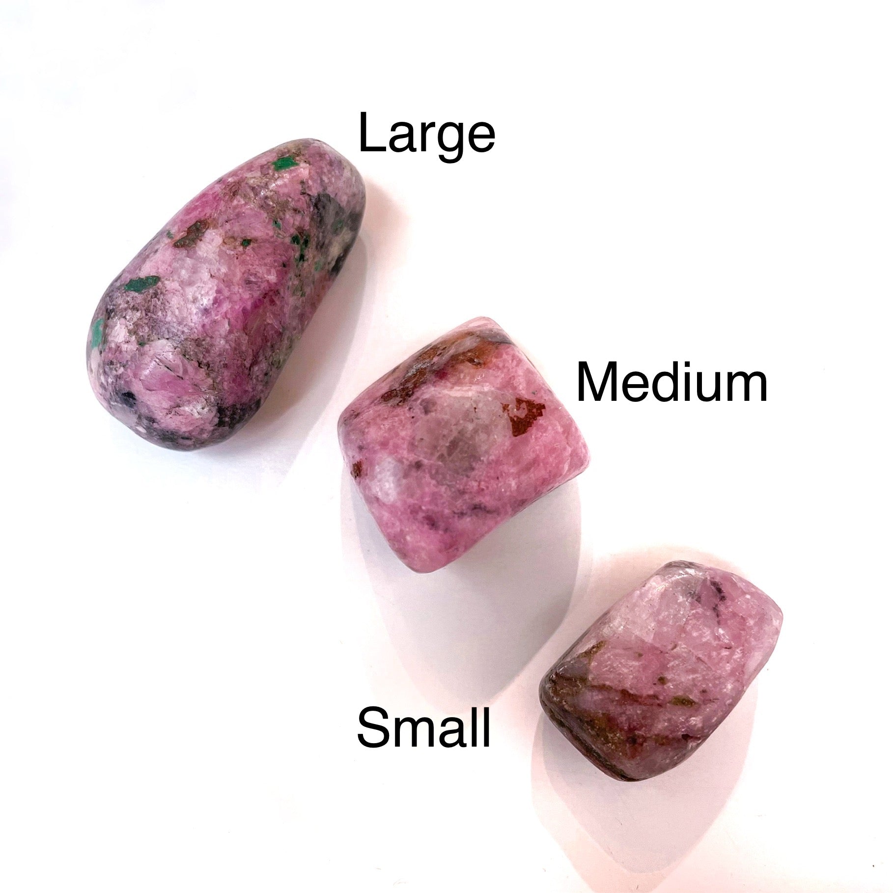 Cobaltoan Calcite Salrose Tumbles