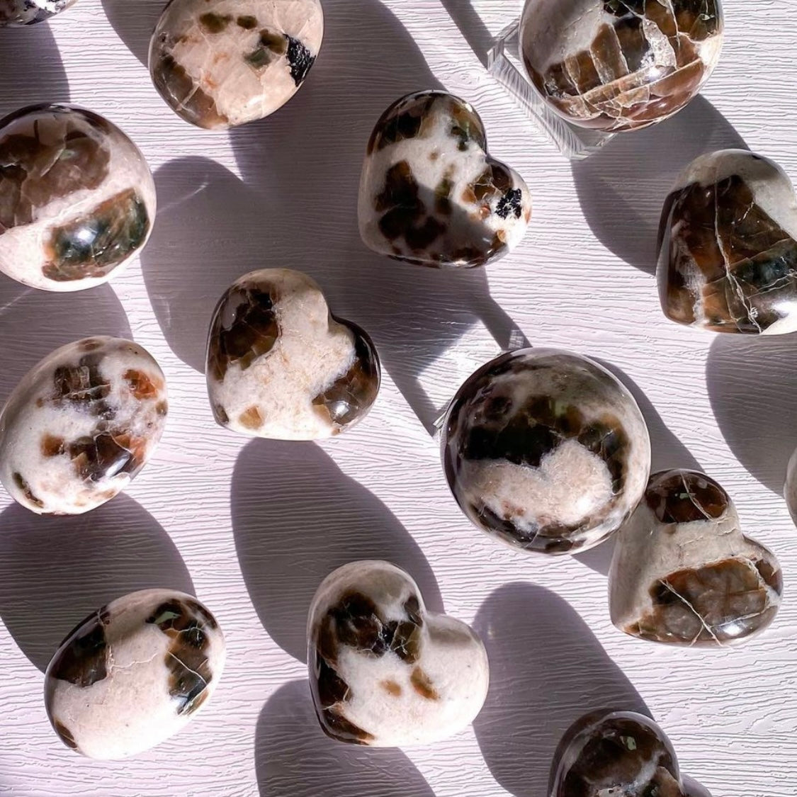 Polarity Moonstone Palms and Hearts