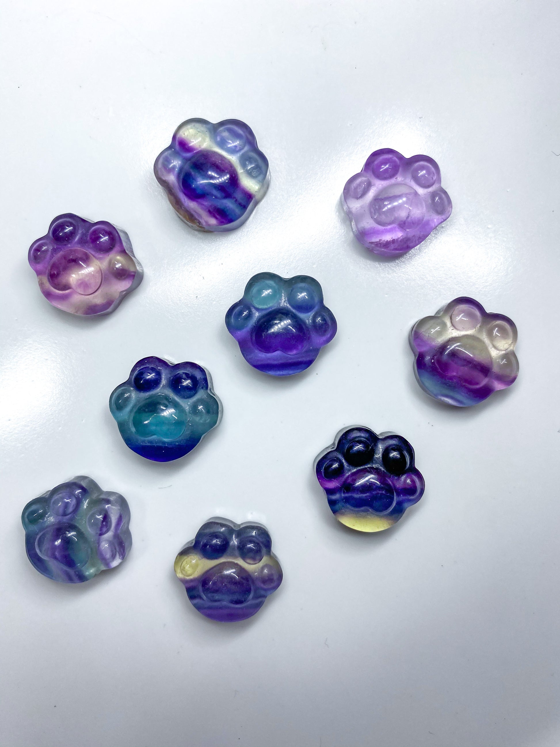 Mini Fluorite Paws