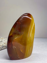 Load image into Gallery viewer, Banded Carnelian Standing Freeform
