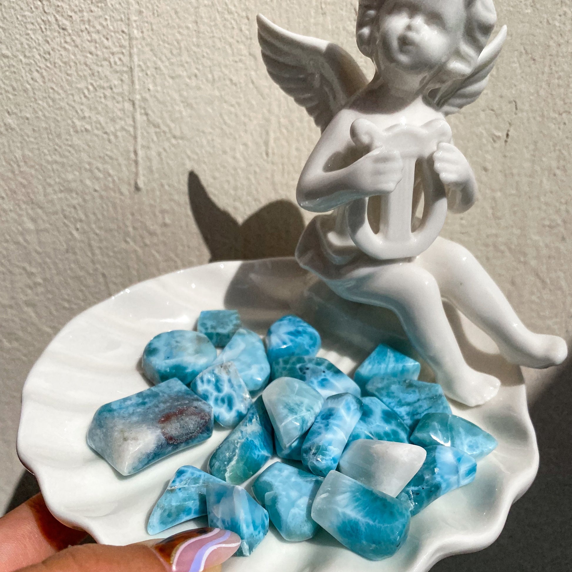 High Quality Larimar Tumble