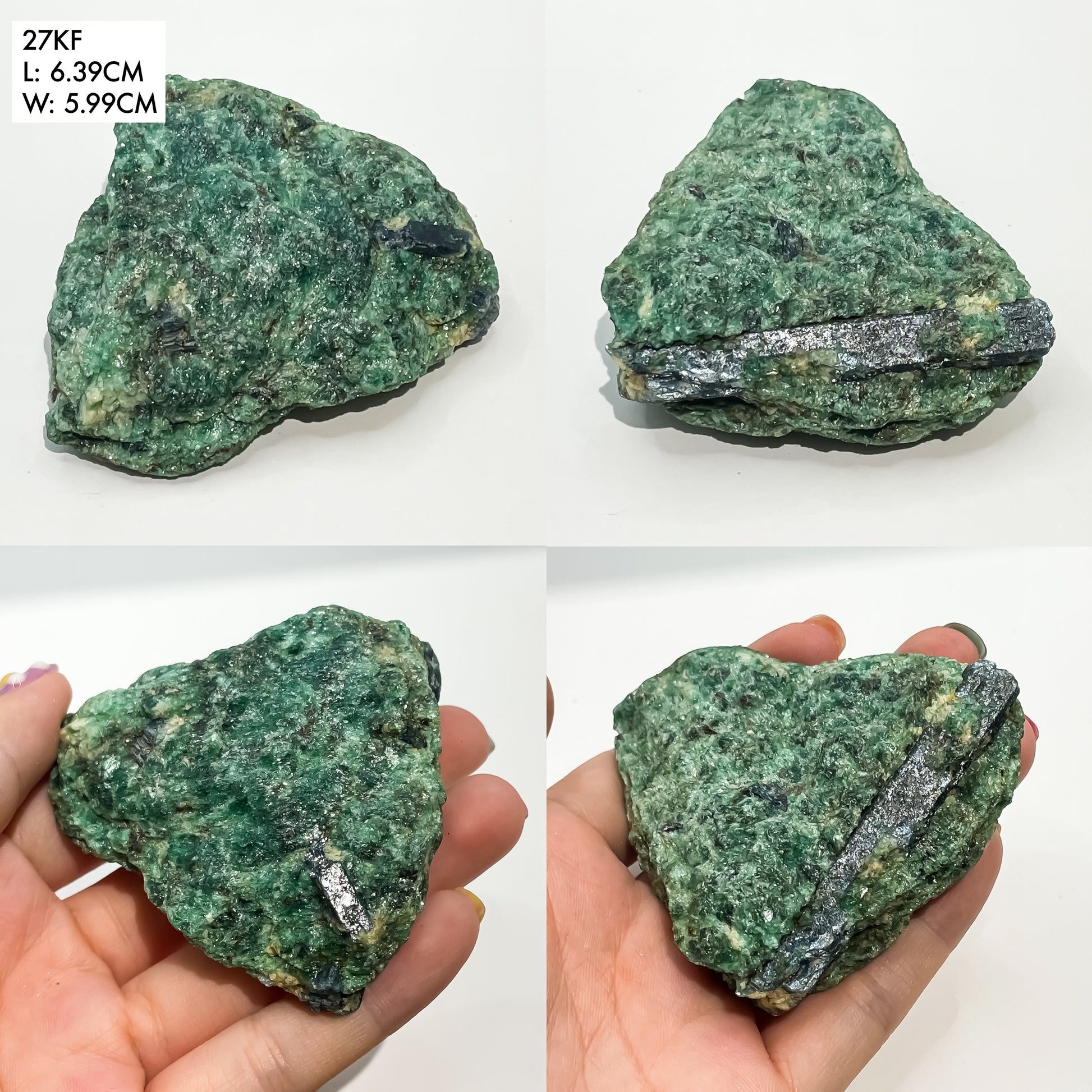Fuchsite, Green Aventurine and Blue Kyanite with Mica Sparkly Raw Specimens