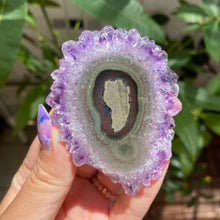 Load image into Gallery viewer, Large Amethyst Stalactite Slice
