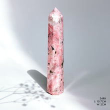 Load image into Gallery viewer, Peruvian Rhodonite 6 Sided Tower
