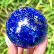Load image into Gallery viewer, Lapis Lazuli Sphere with Pyrite Specks
