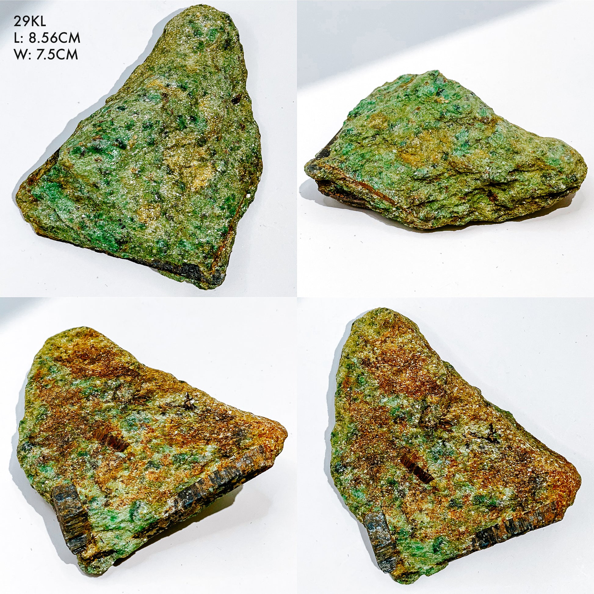 Fuchsite, Green Aventurine and Blue Kyanite with Mica Sparkly Raw Specimens