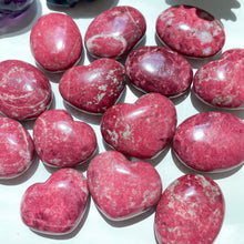 Load image into Gallery viewer, Thulite Hearts and Palms (Very High Grade)
