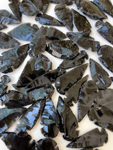 Load image into Gallery viewer, Natural Black Obsidian Arrowhead
