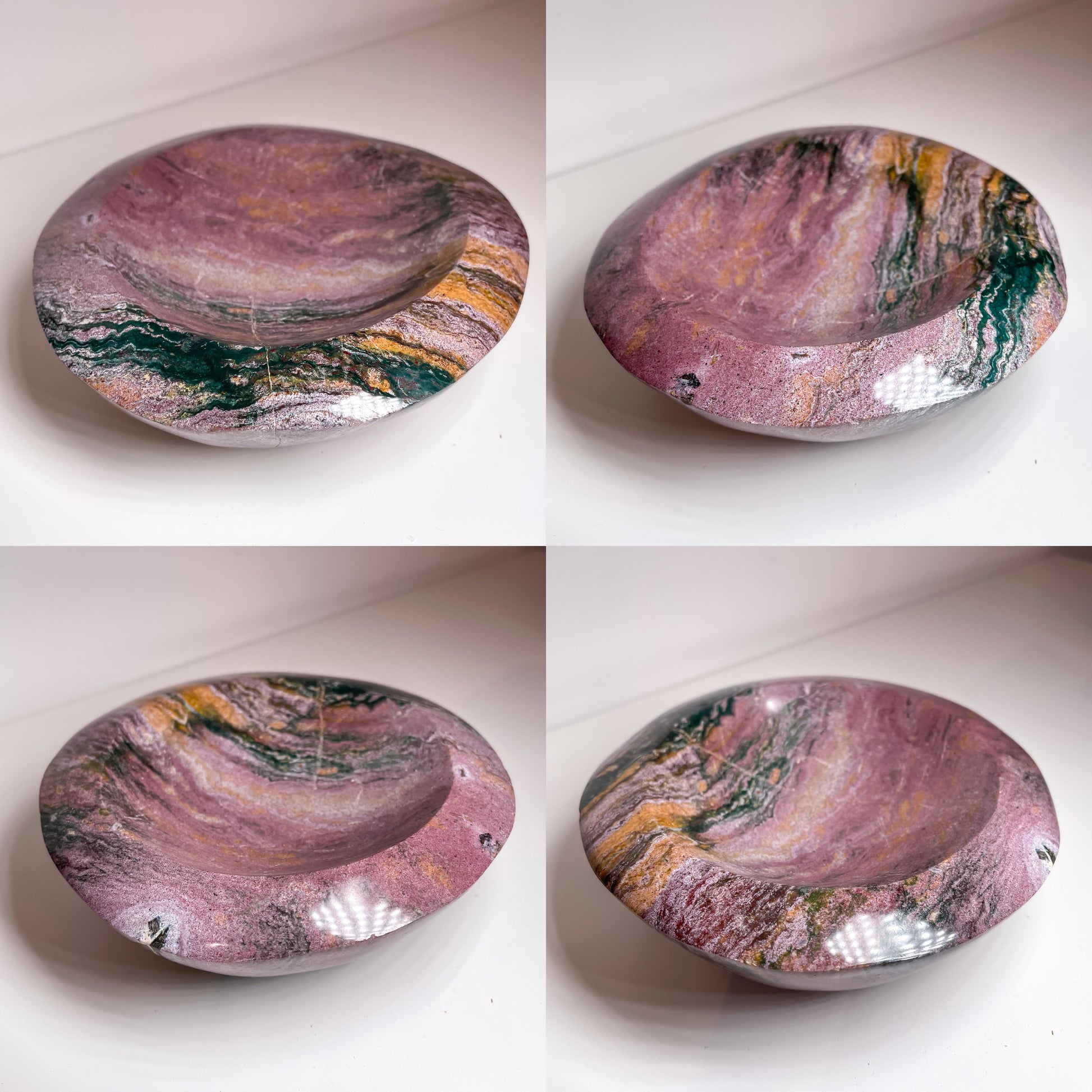 Gorgeous Ocean Jasper Bowls