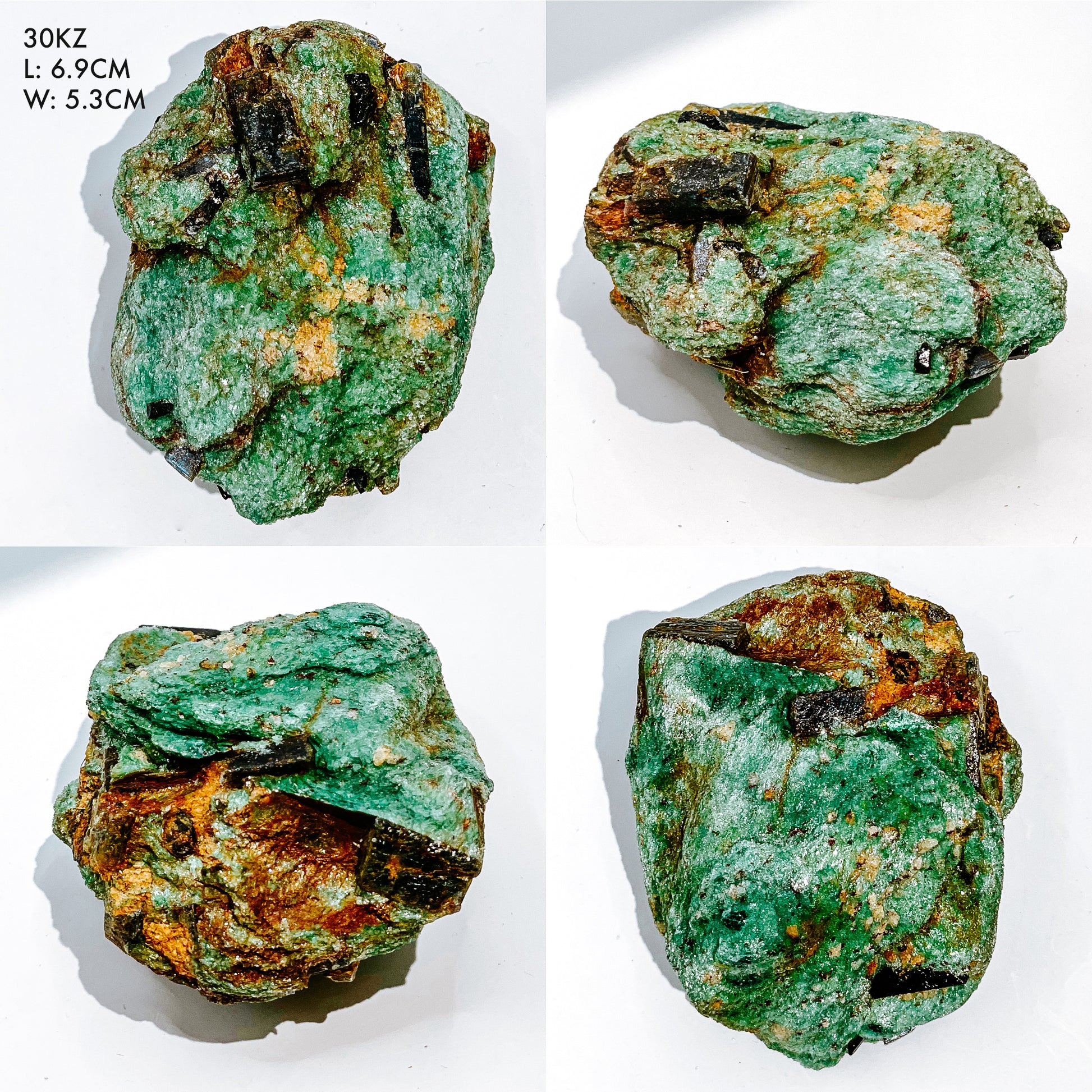 Fuchsite, Green Aventurine and Blue Kyanite with Mica Sparkly Raw Specimens