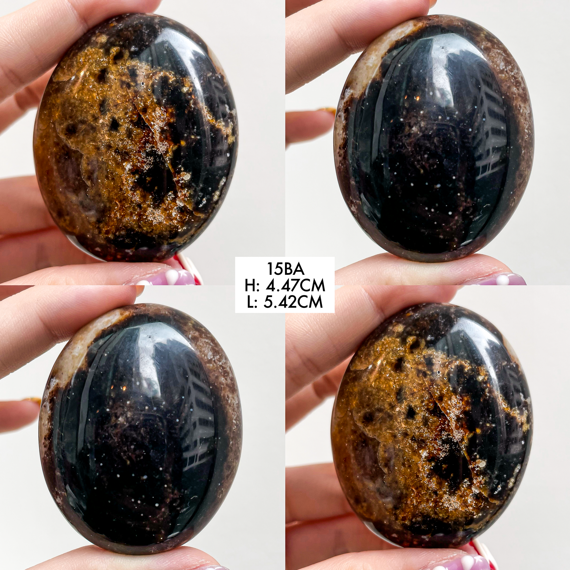 Black Opal Palmstones