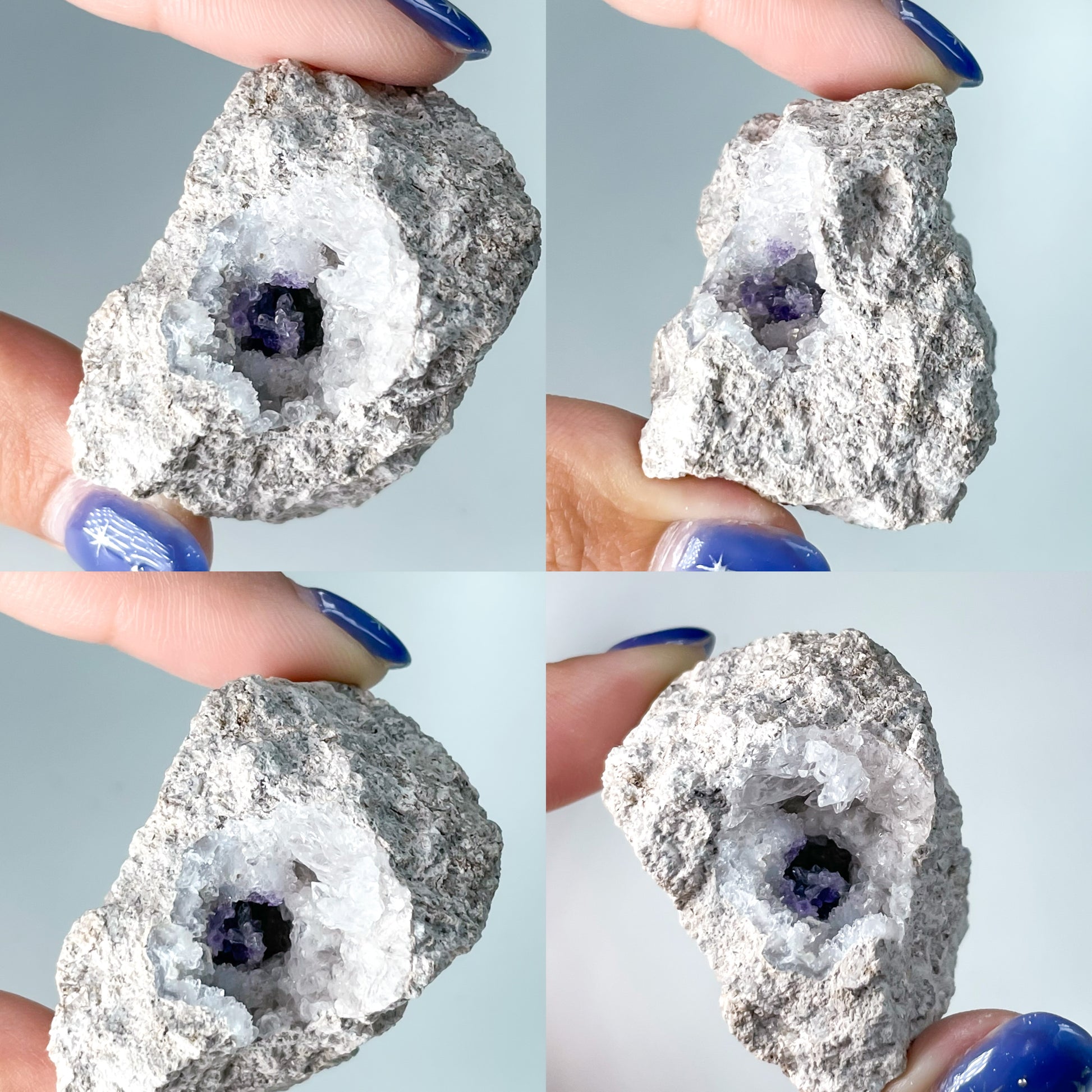 Fluorite Chalcedony Geodes / Spirit Flower Geodes