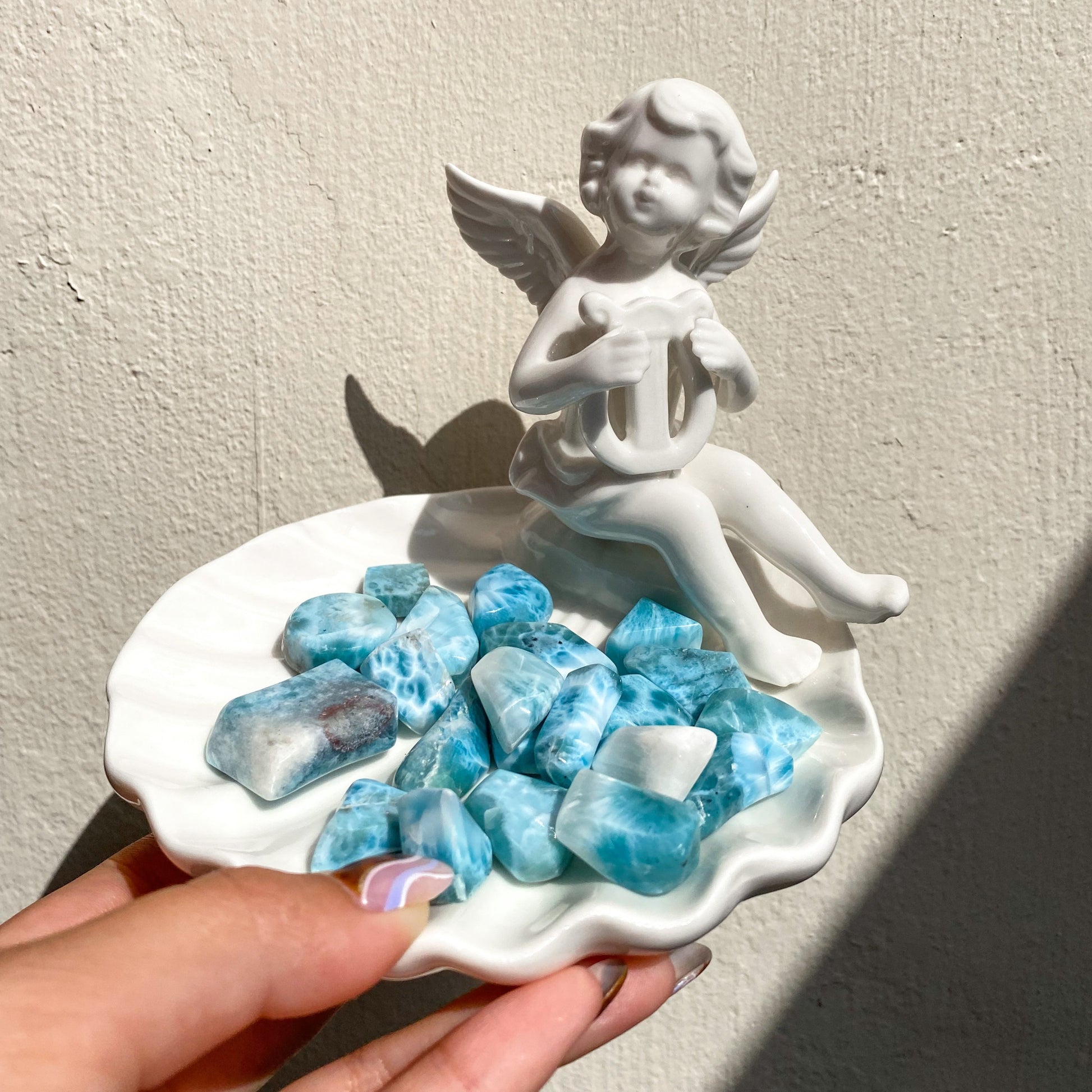 High Quality Larimar Tumble