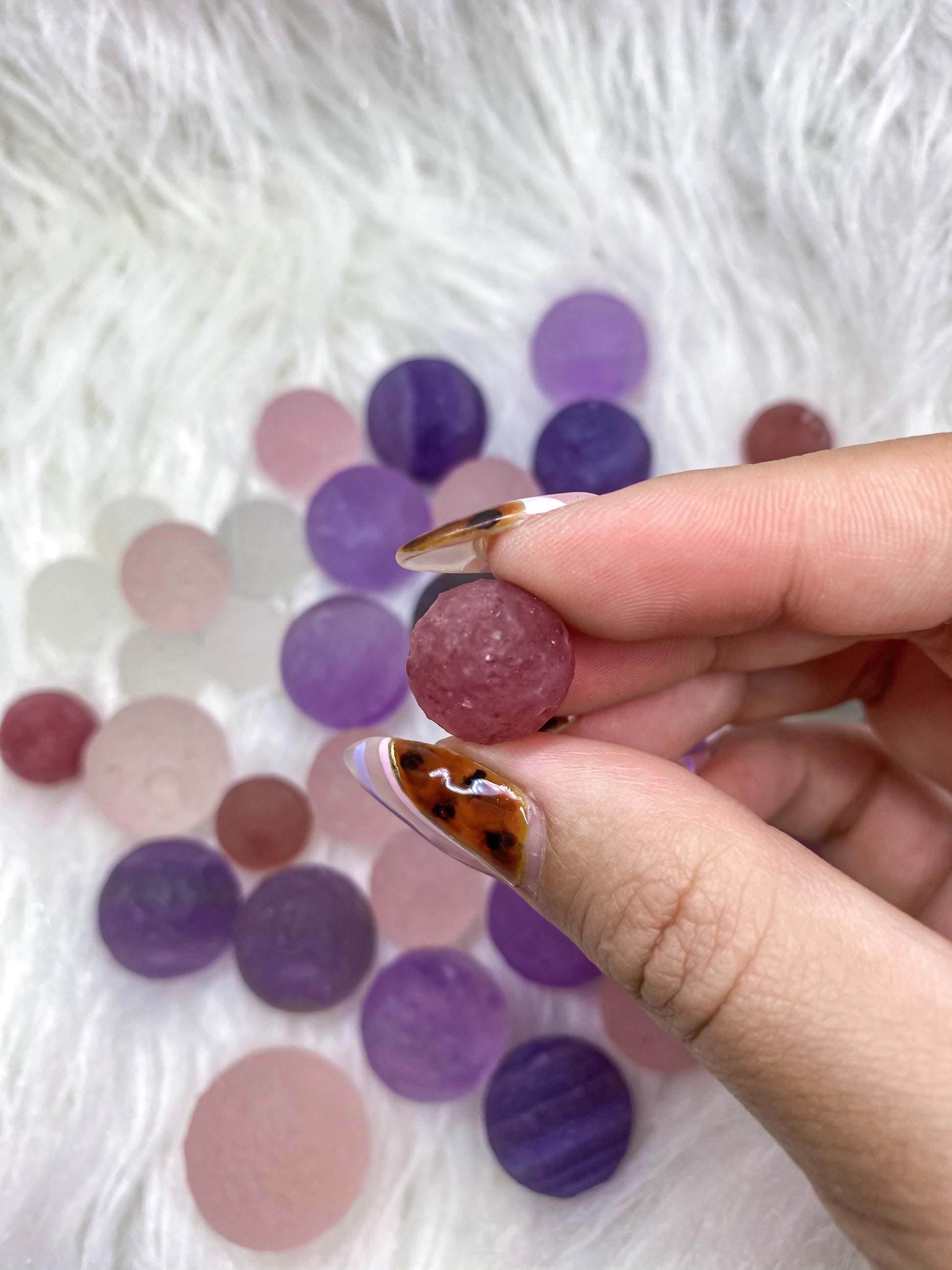 Raw Crystal Mini Moon Carving