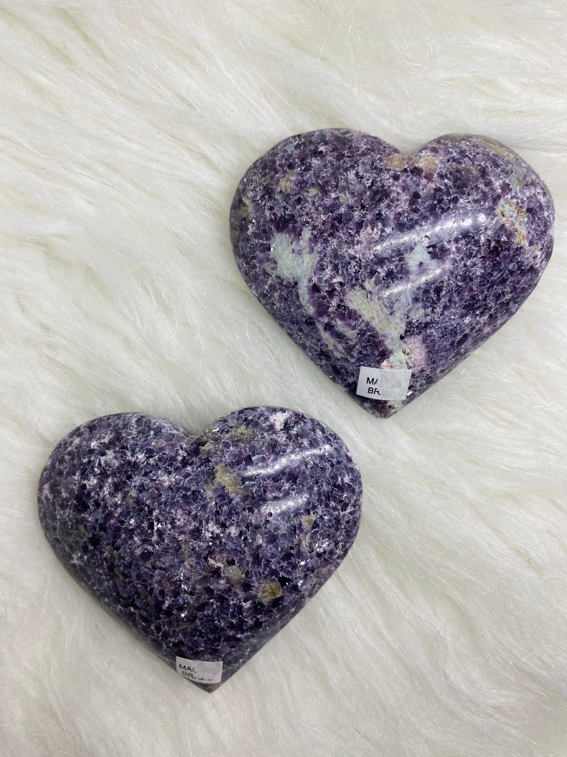 Lepidolite Heart