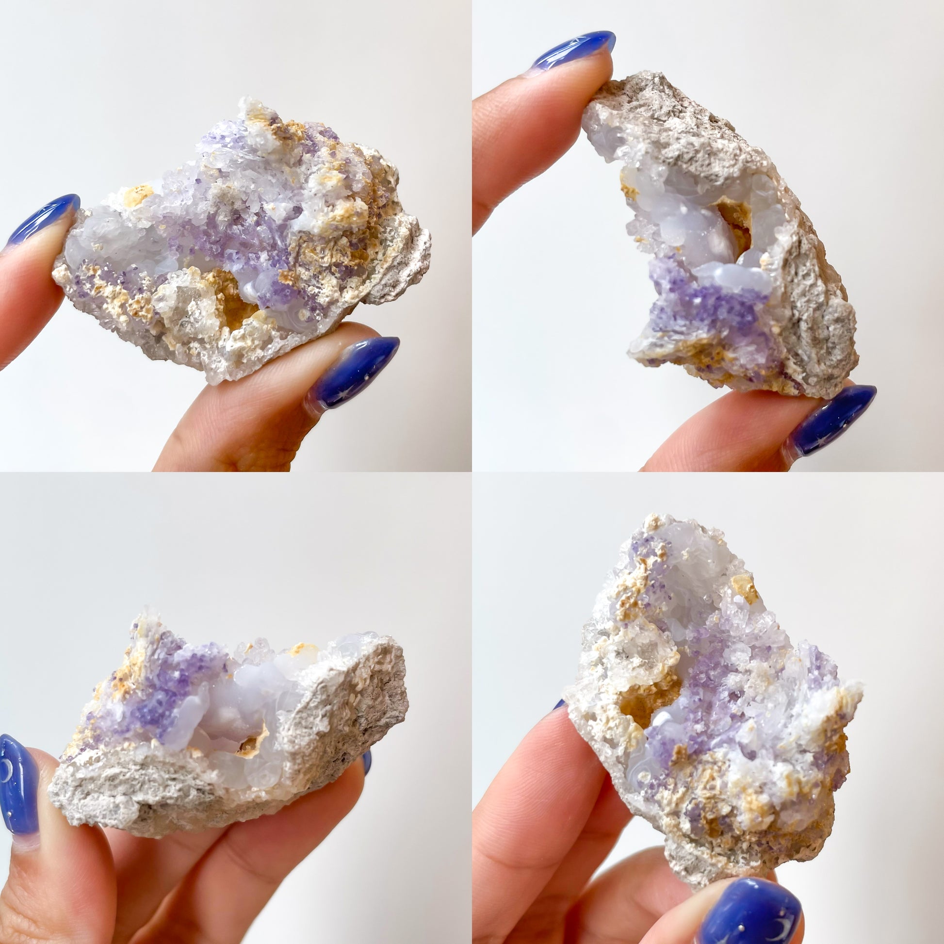 Fluorite Chalcedony Geodes / Spirit Flower Geodes