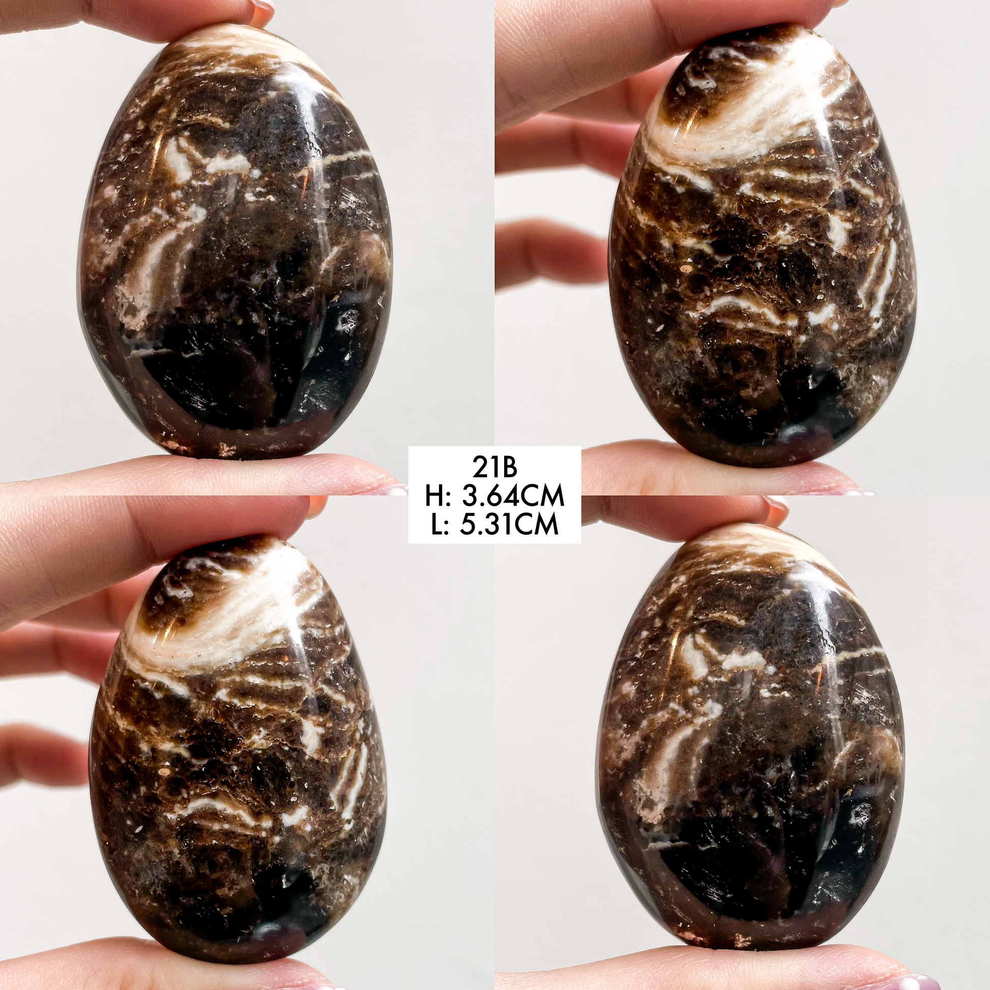 Black Opal Palmstones