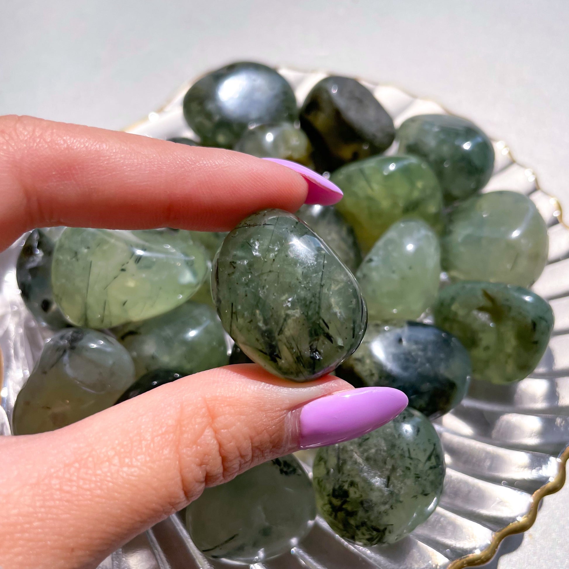 Prehnite Tumbles