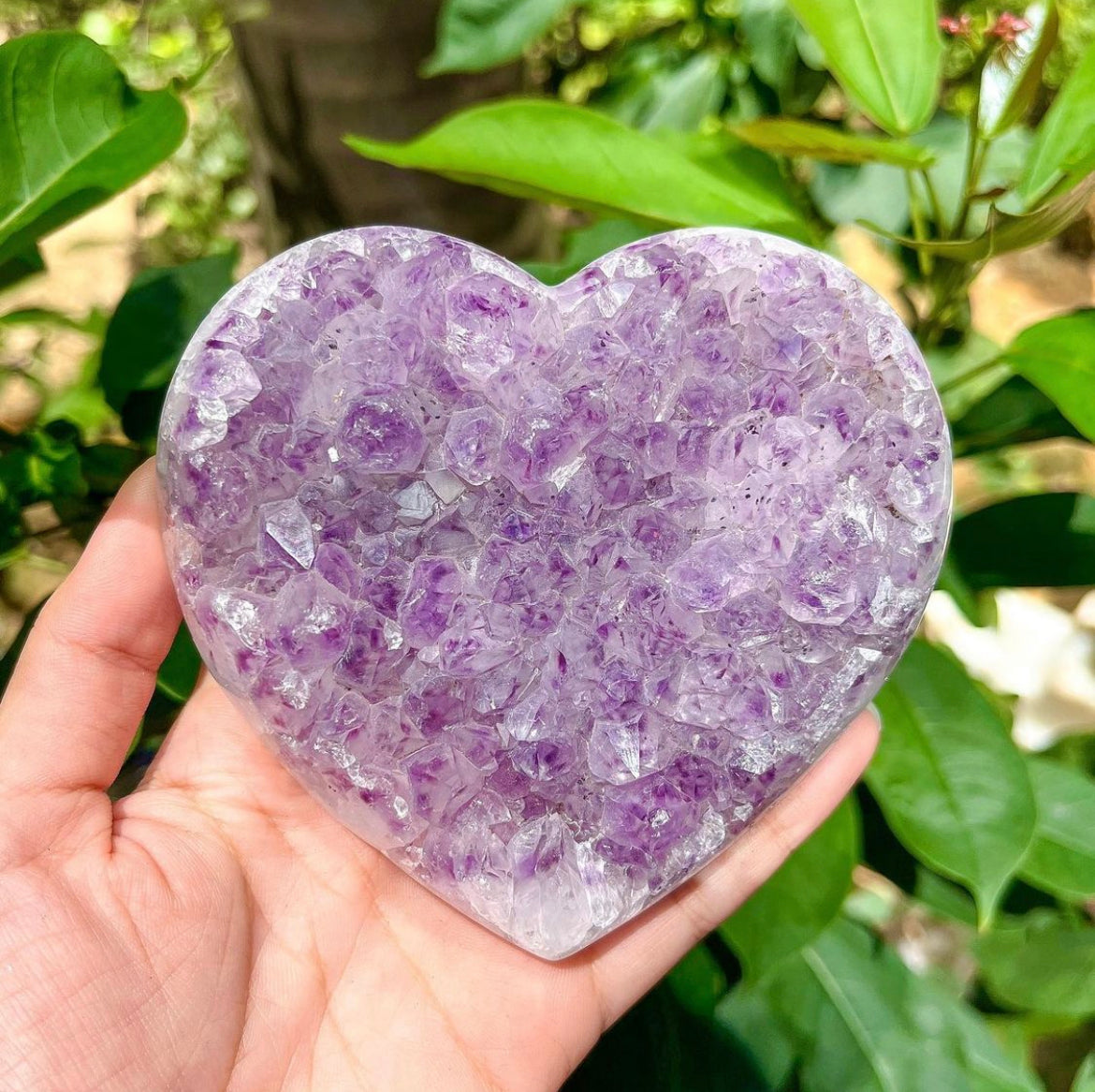 Amethyst Geode Hearts