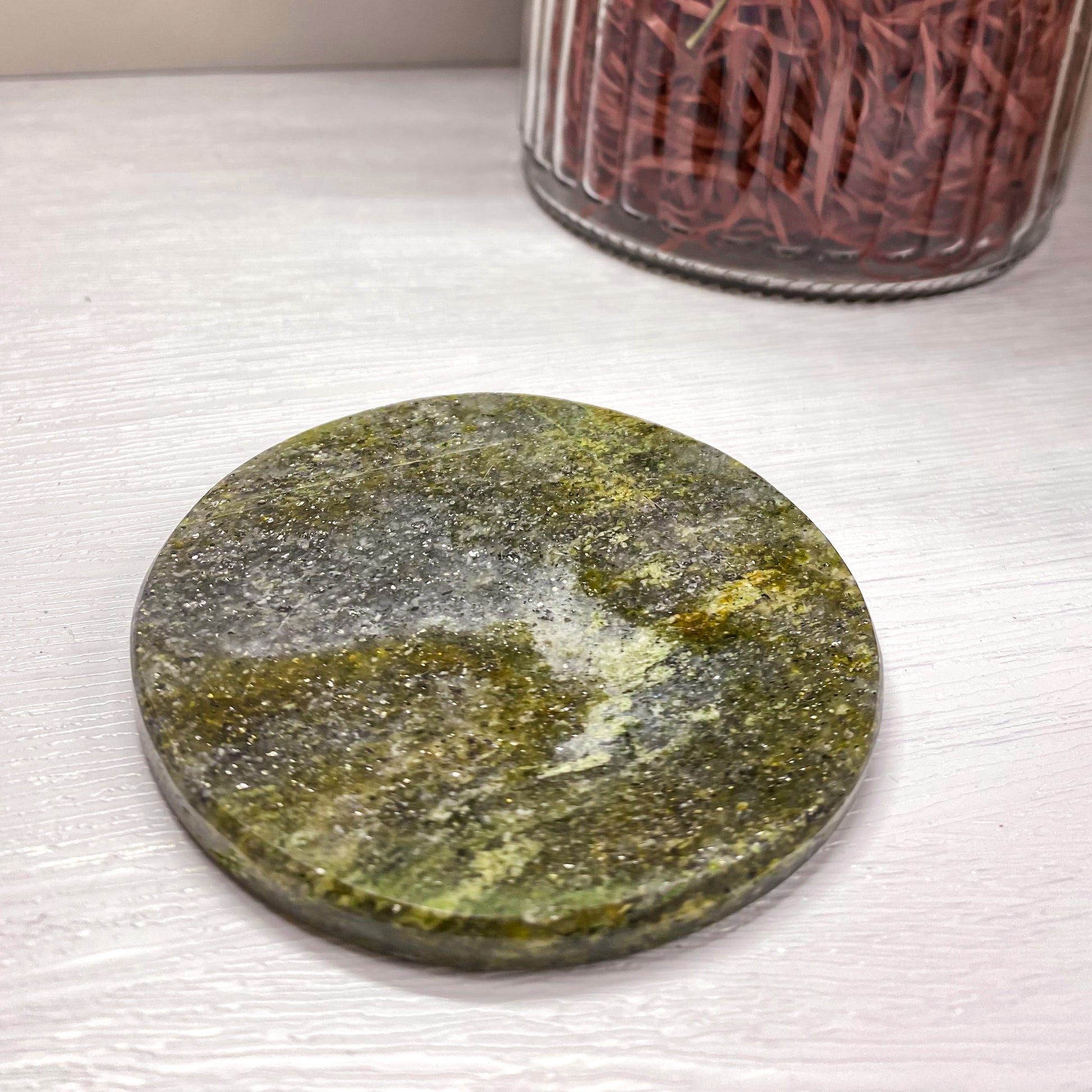 Black Sunstone Coaster