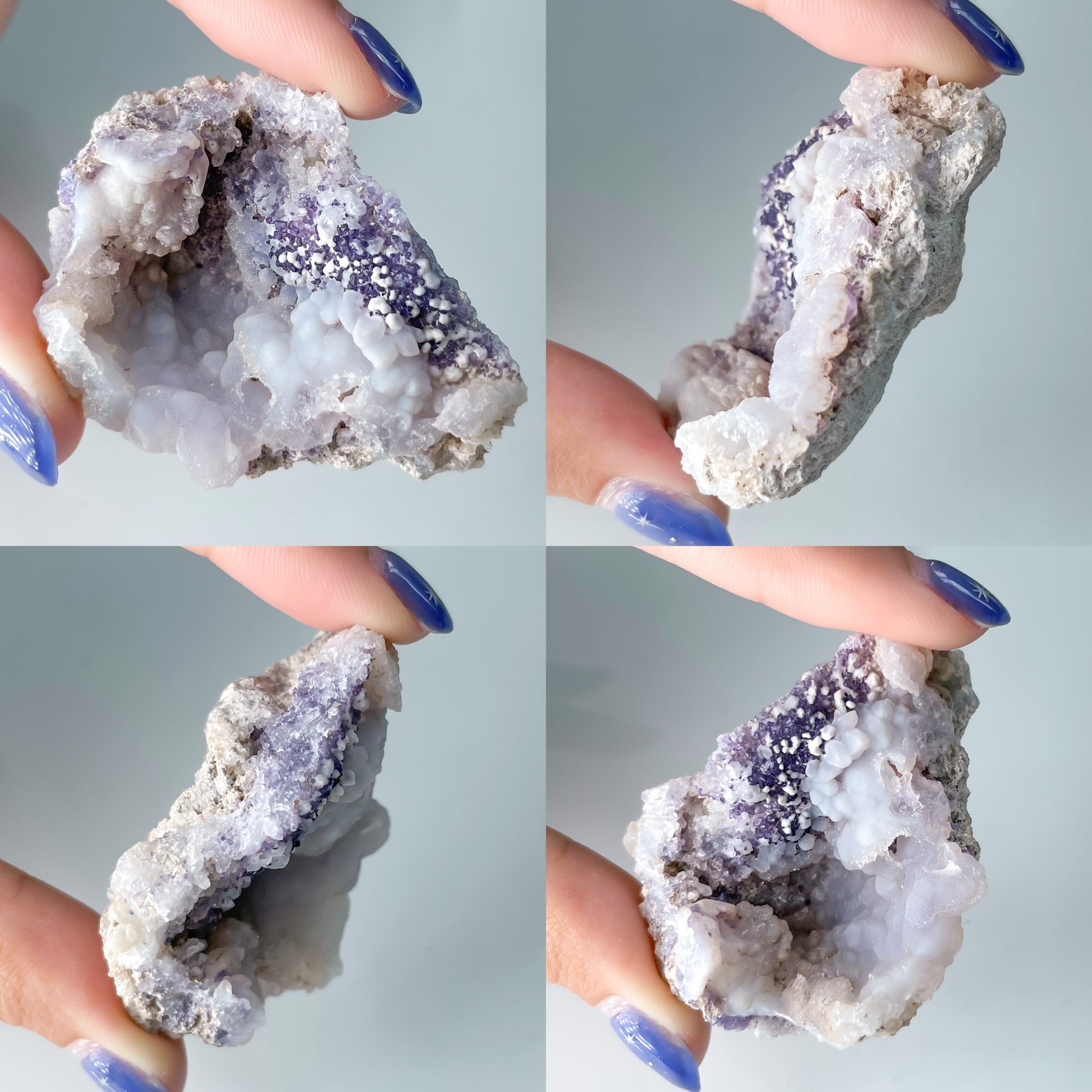 Fluorite Chalcedony Geodes / Spirit Flower Geodes