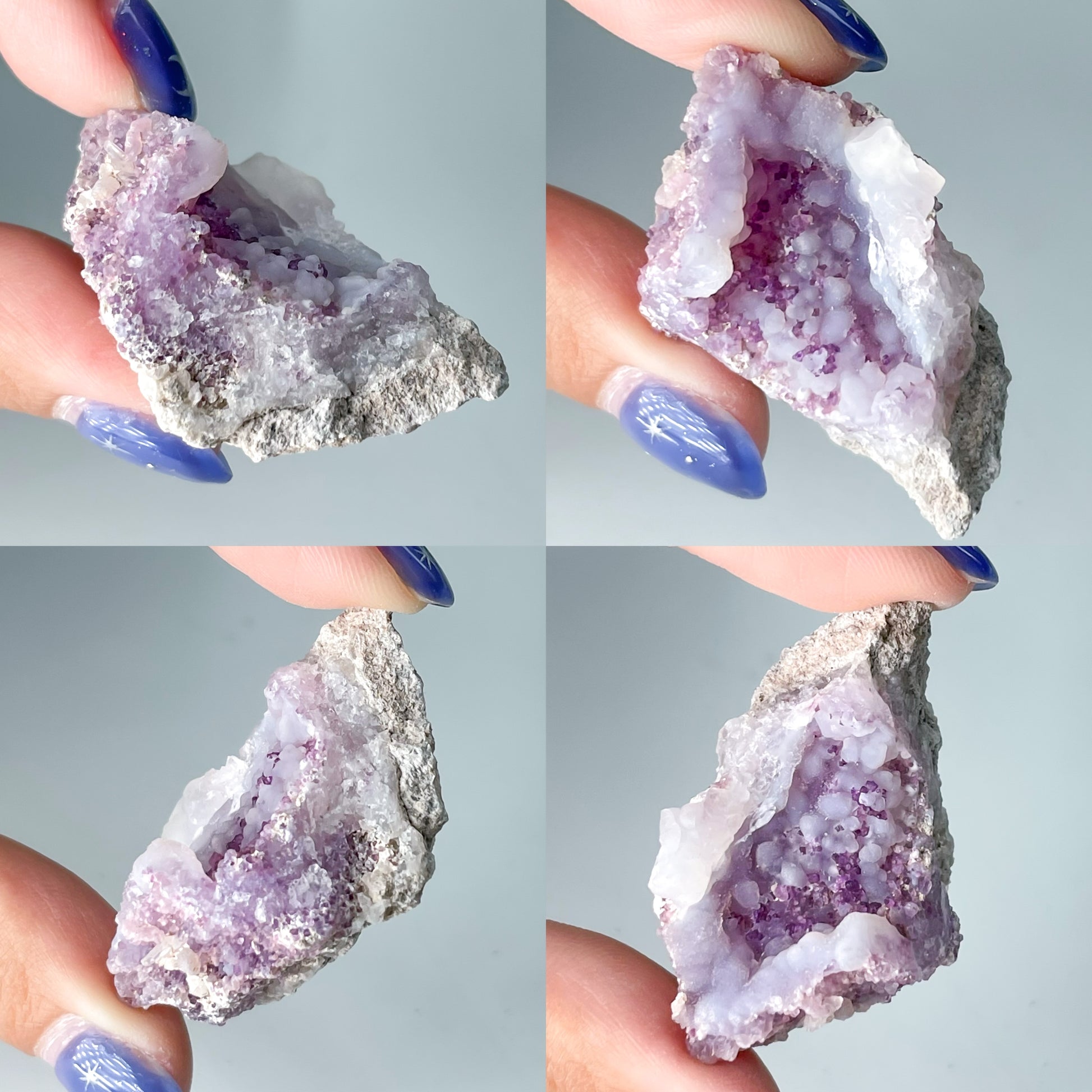 Fluorite Chalcedony Geodes / Spirit Flower Geodes
