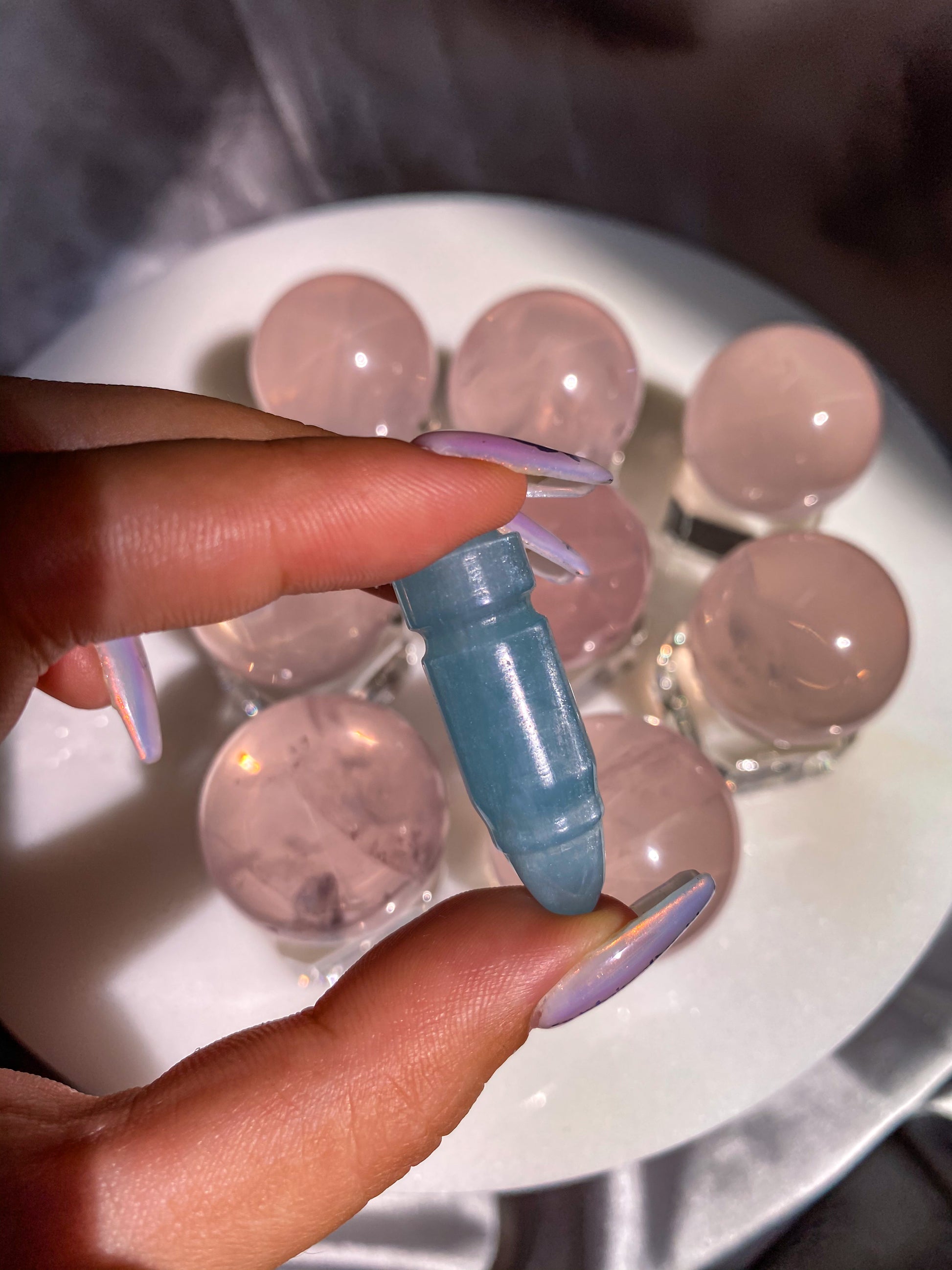 Flashy Aquamarine Bullet (B)