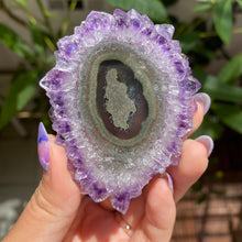 Load image into Gallery viewer, Large Amethyst Stalactite Slice
