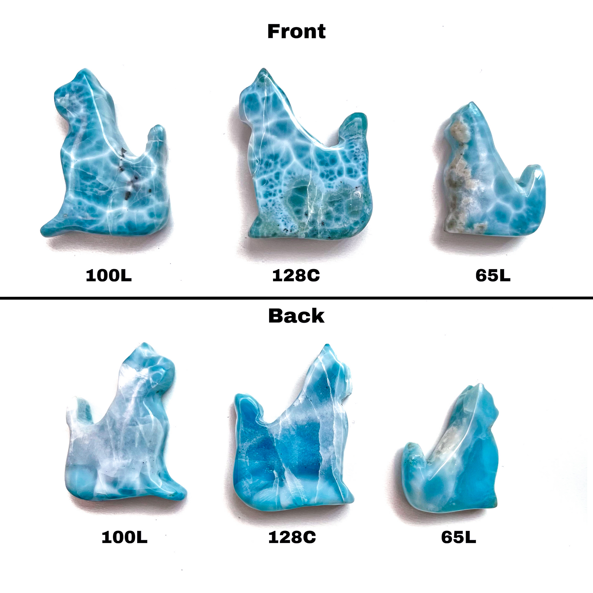 High Quality Larimar Carving