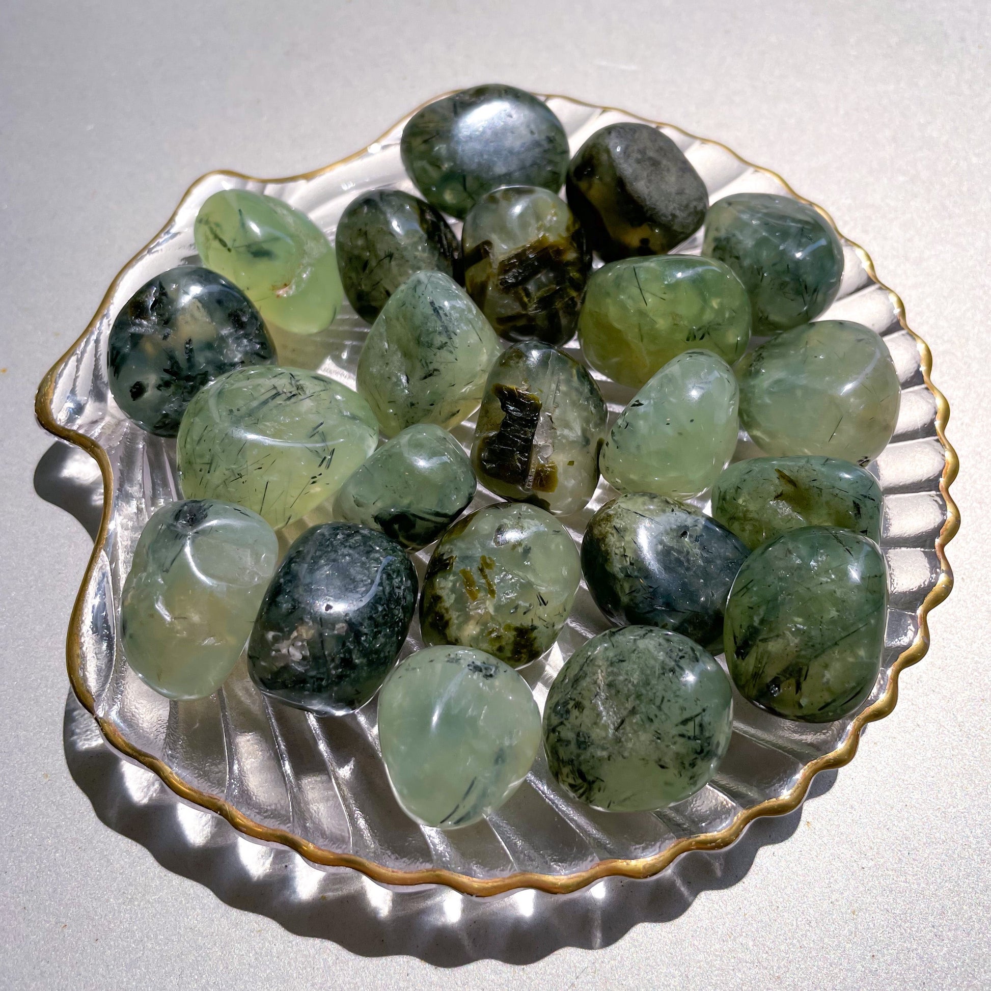 Prehnite Tumbles