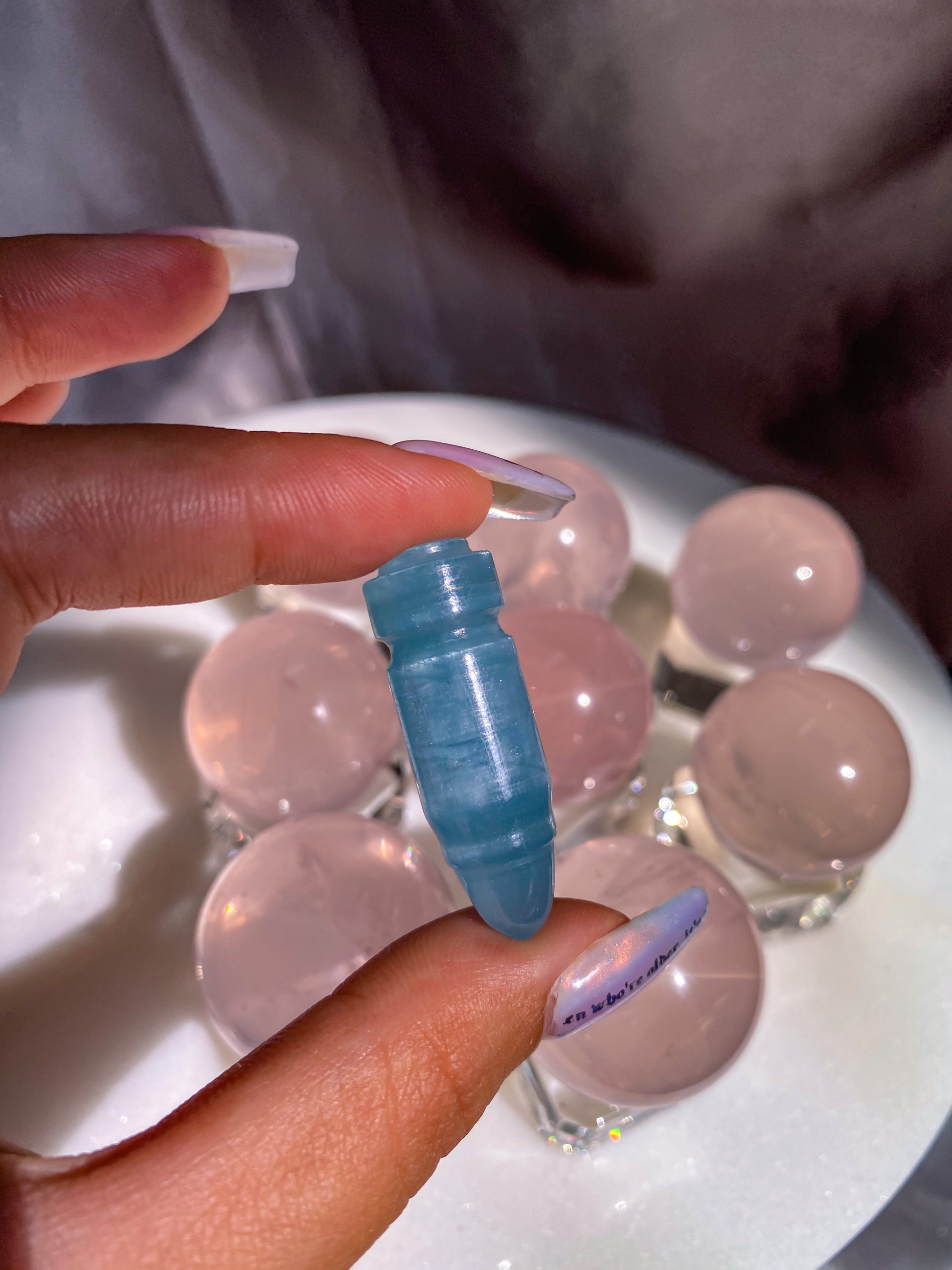 Flashy Aquamarine Bullet (B)
