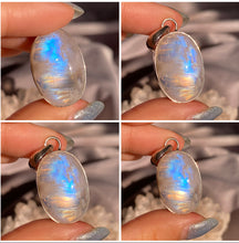 Load image into Gallery viewer, Moonstone Gemstone in Sterling Silver Pendant
