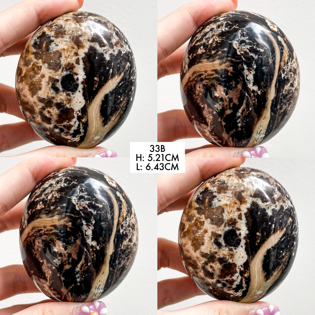 Black Opal Palmstones