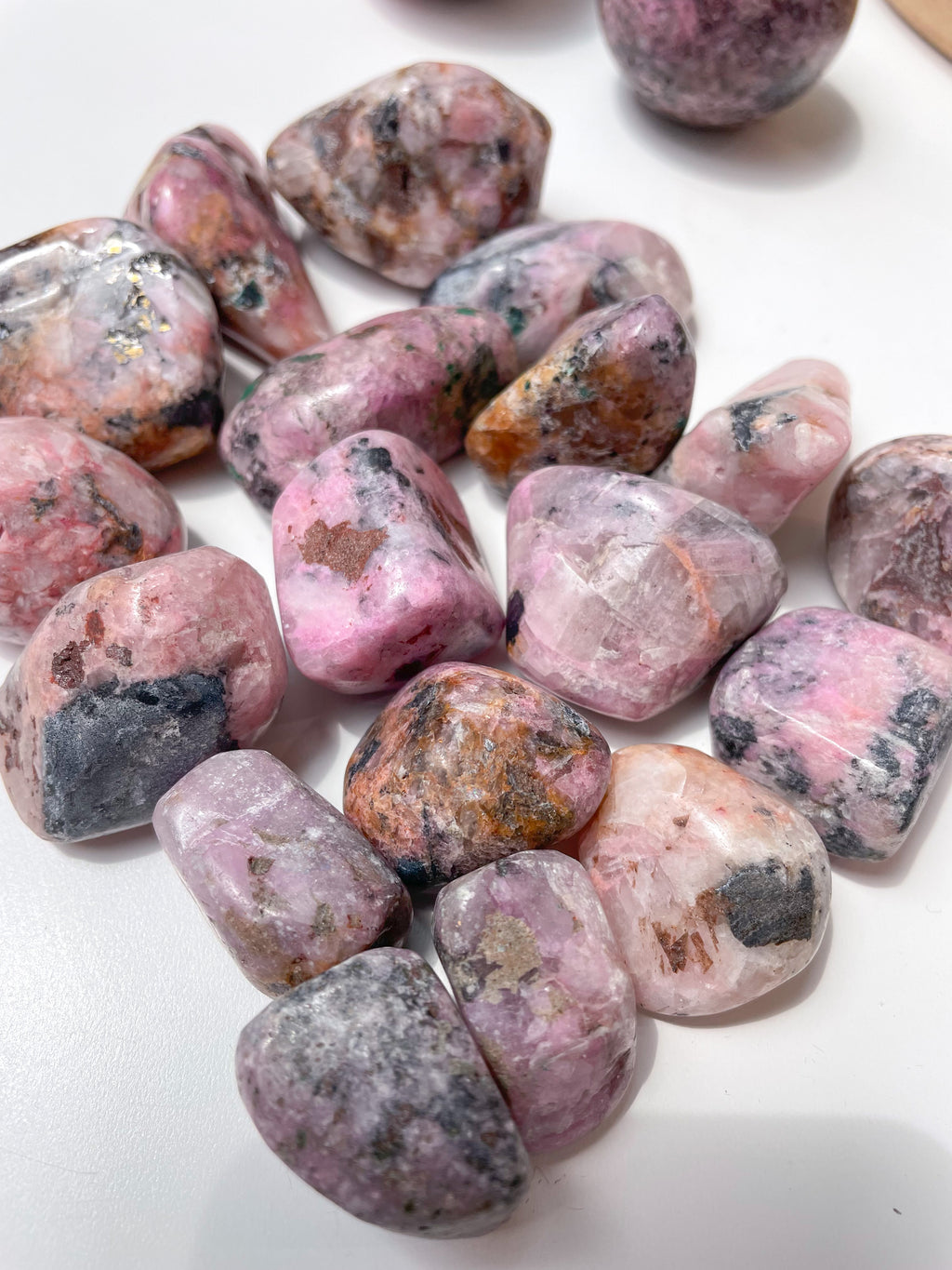 Cobaltoan Calcite Salrose Tumbles