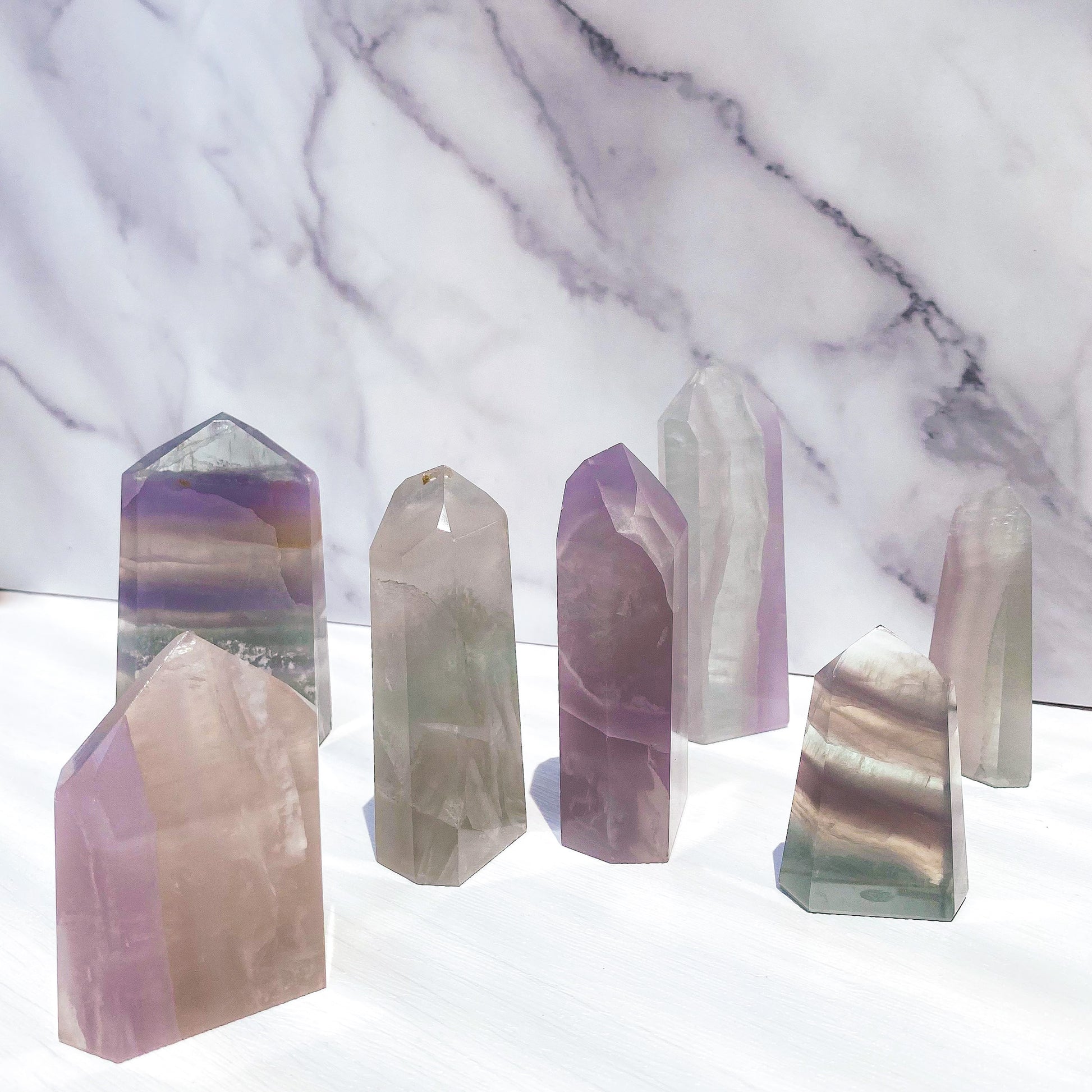 Lavender Fluorite Towers