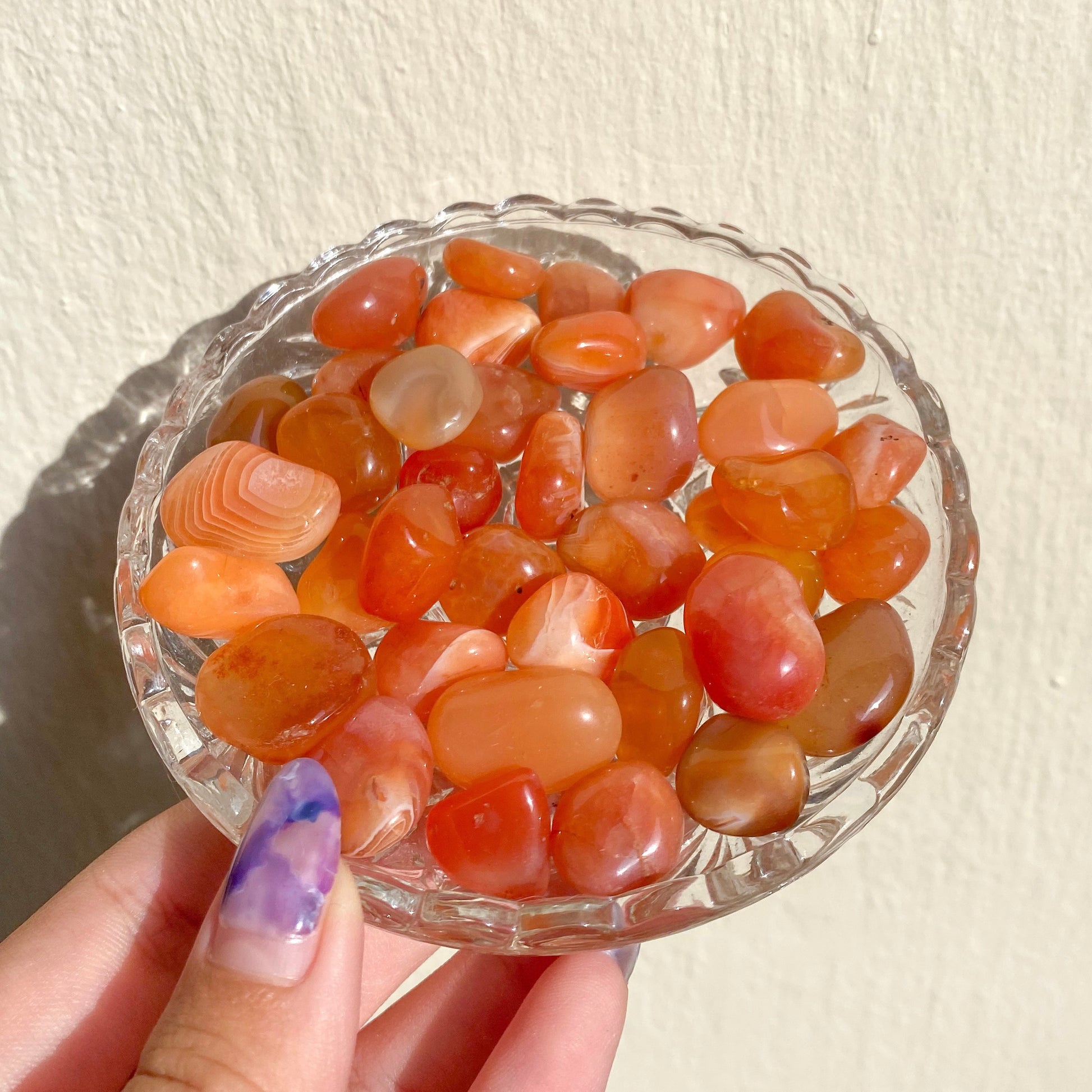 Carnelian Mini Jellybean Tumbles