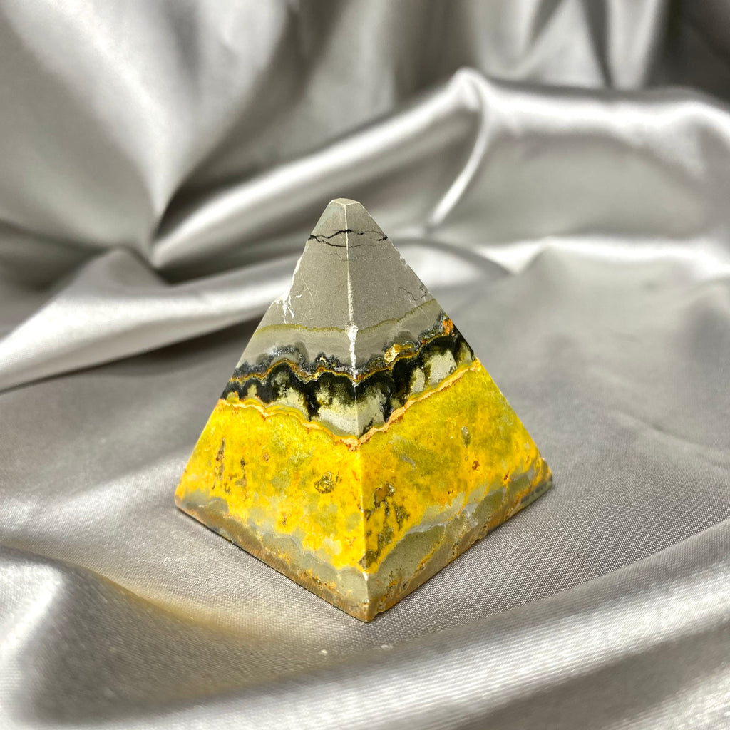 Bumblebee Jasper Pyramid