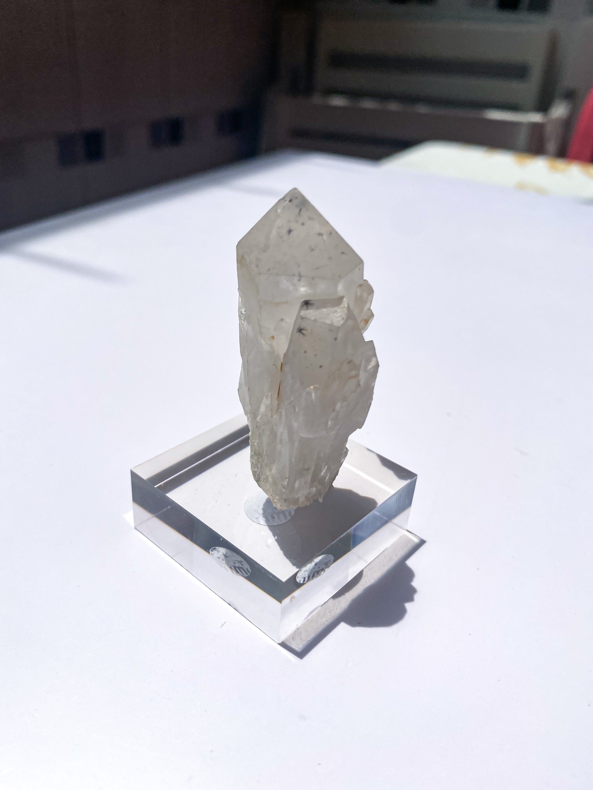 Rare Star Hollandite in Quartz Raw Specimens from Ambositra, Madagascar