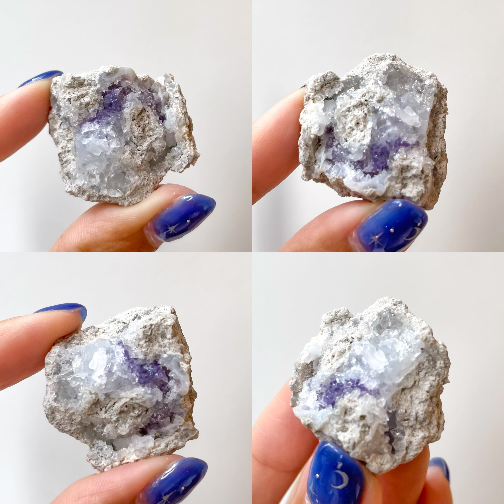 Fluorite Chalcedony Geodes / Spirit Flower Geodes