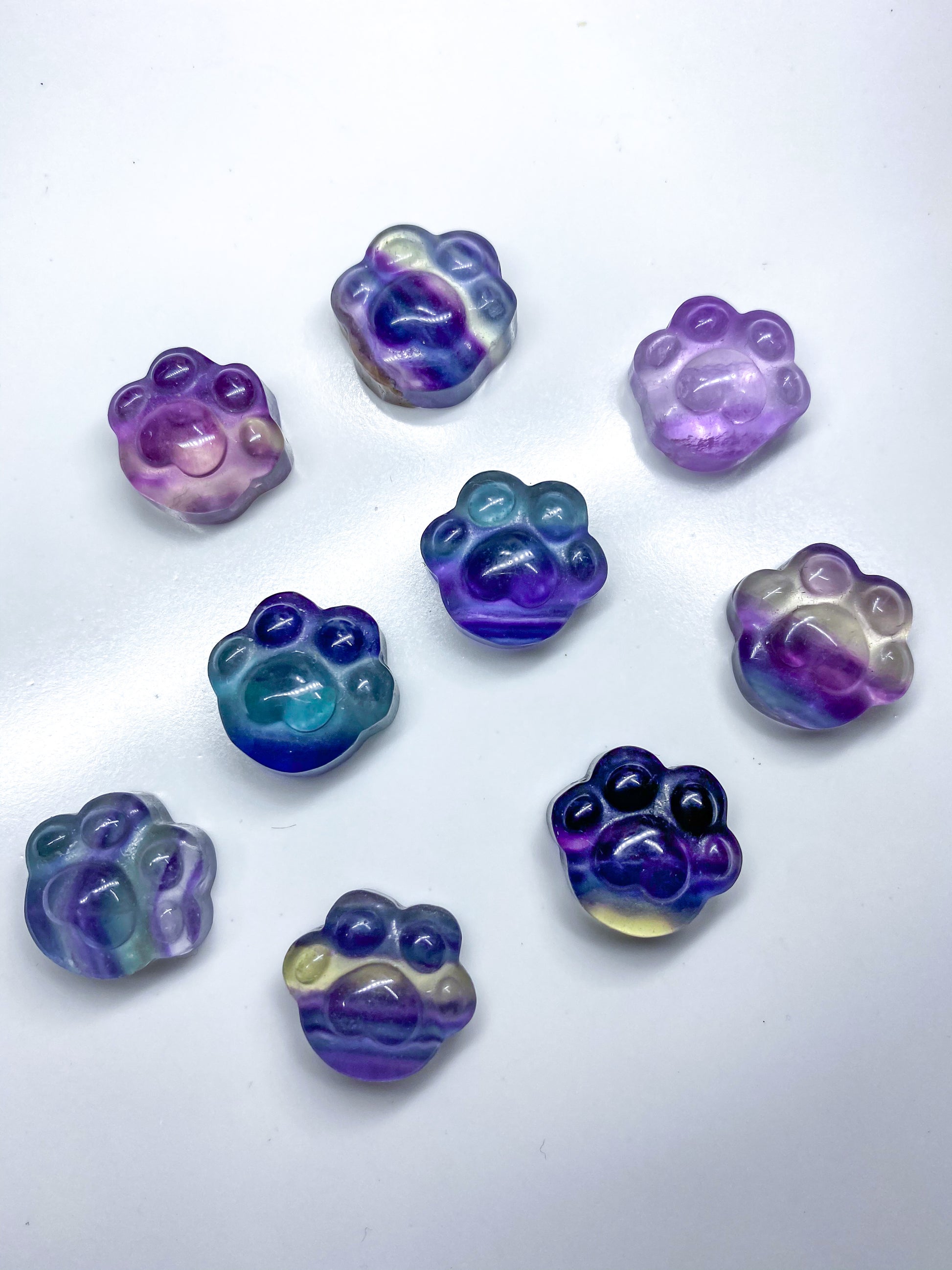 Mini Fluorite Paws