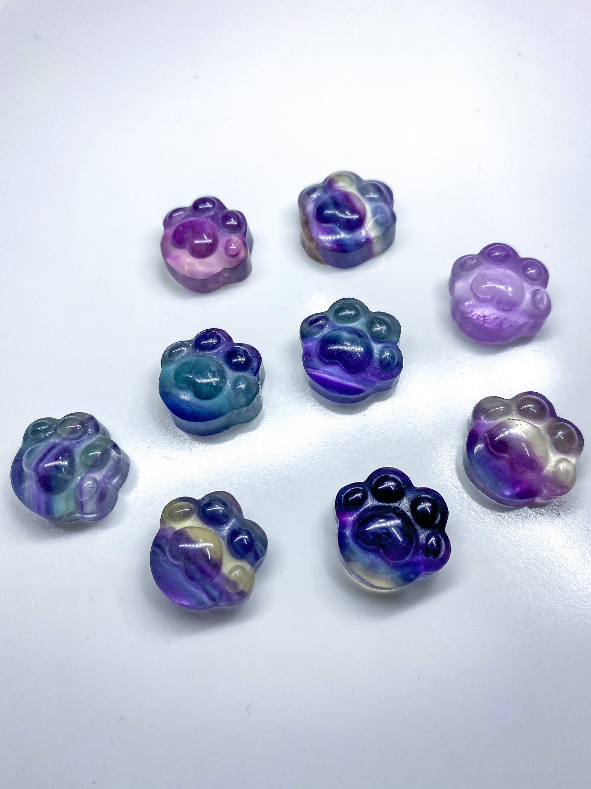Mini Fluorite Paws