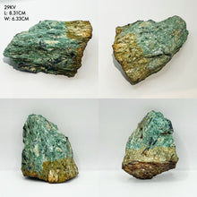 Load image into Gallery viewer, Fuchsite, Green Aventurine and Blue Kyanite with Mica Sparkly Raw Specimens
