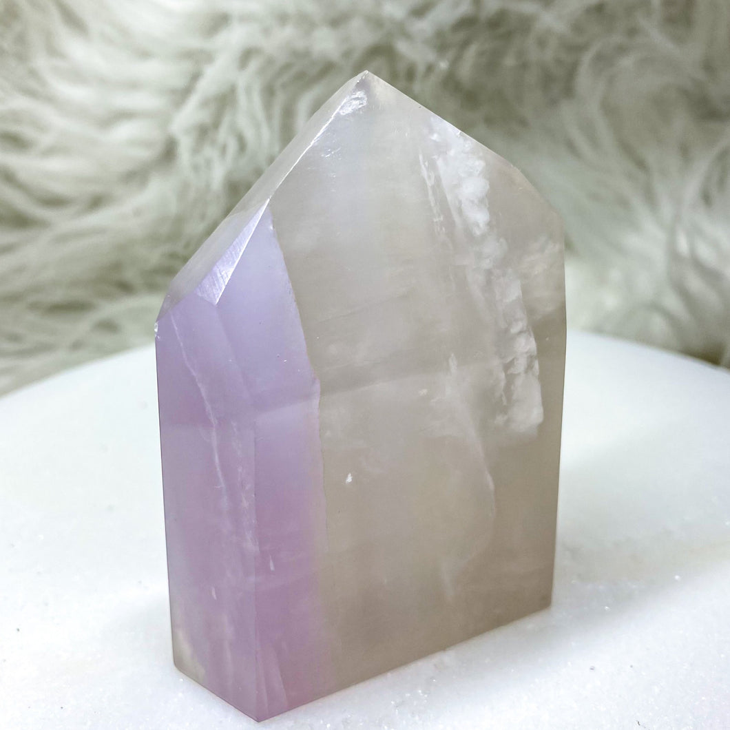 Neutral Toned Lavender Fluorite Tower