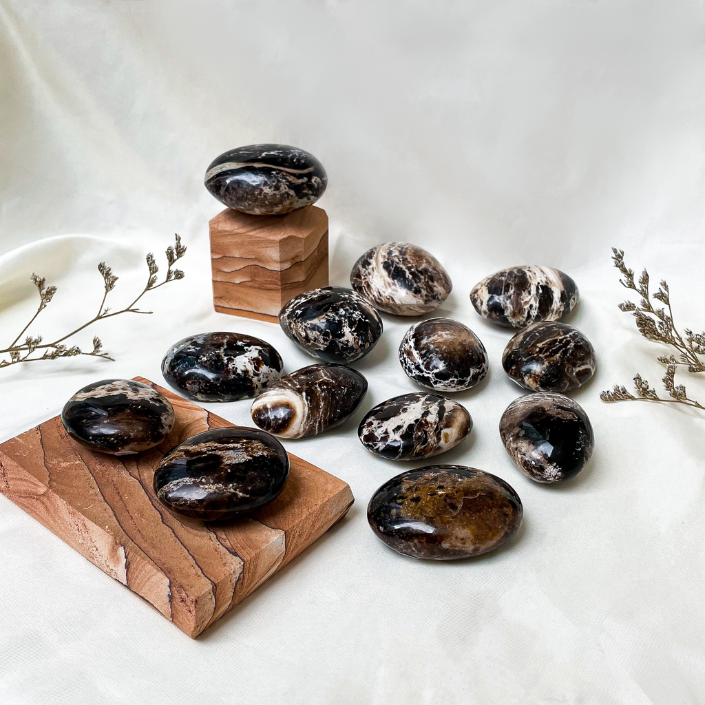 Black Opal Palmstones