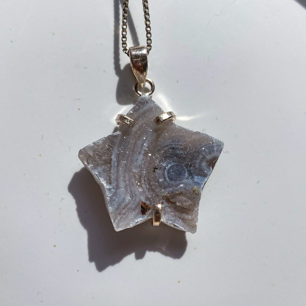 Druzy Chalcedony Pendants/Keychains