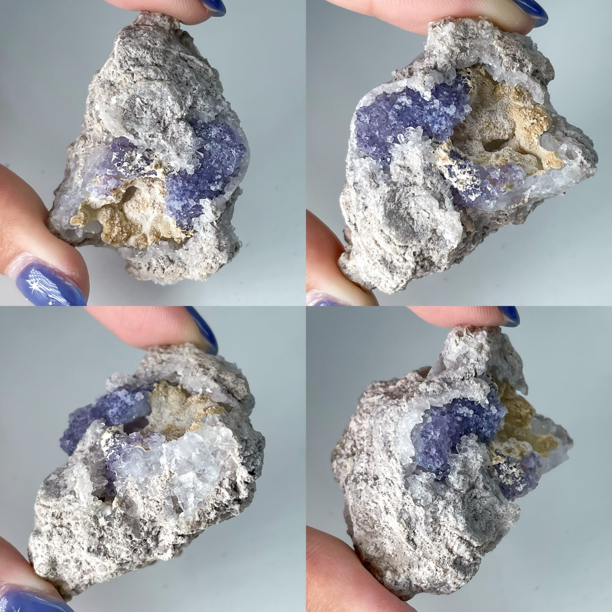 Fluorite Chalcedony Geodes / Spirit Flower Geodes